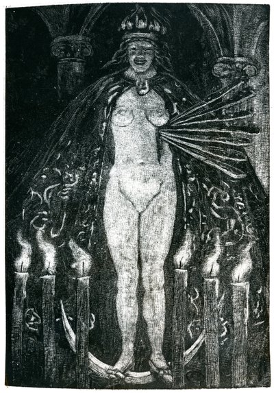 Illustrazione per le poesie di Charles Baudelaire (1821-67) da Emile Bernard