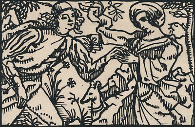Illustrazione per il Petit Testament di Villon, 1919 da Emile Bernard