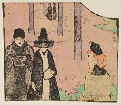 La passeggiata da Emile Bernard