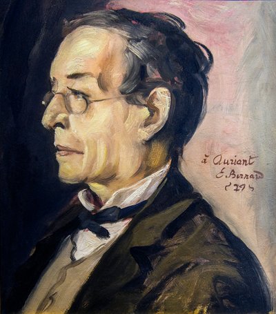 Ritratto di Paul Léautaud, scrittore e cronista. Dipinto di Emile Bernard - Museo Calvet, Avignone da Emile Bernard