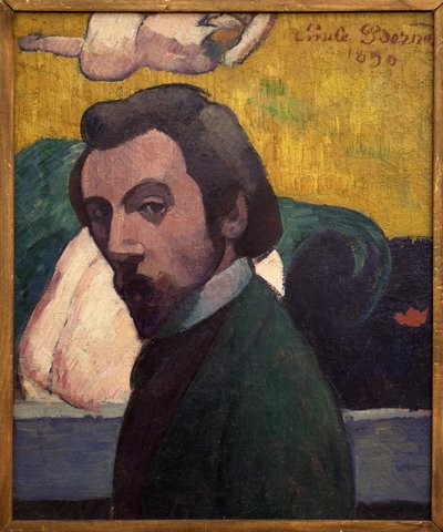 Autoritratto. Dipinto di Emile Bernard (1868-1941). Olio su tela da Emile Bernard