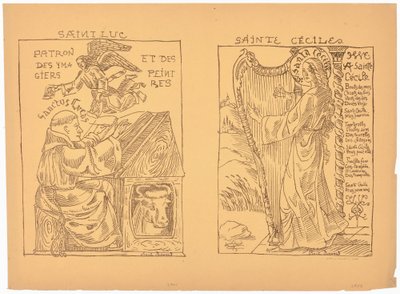 Der heilige Lukas da Emile Bernard
