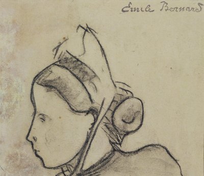 Studio di una donna bretone da Emile Bernard