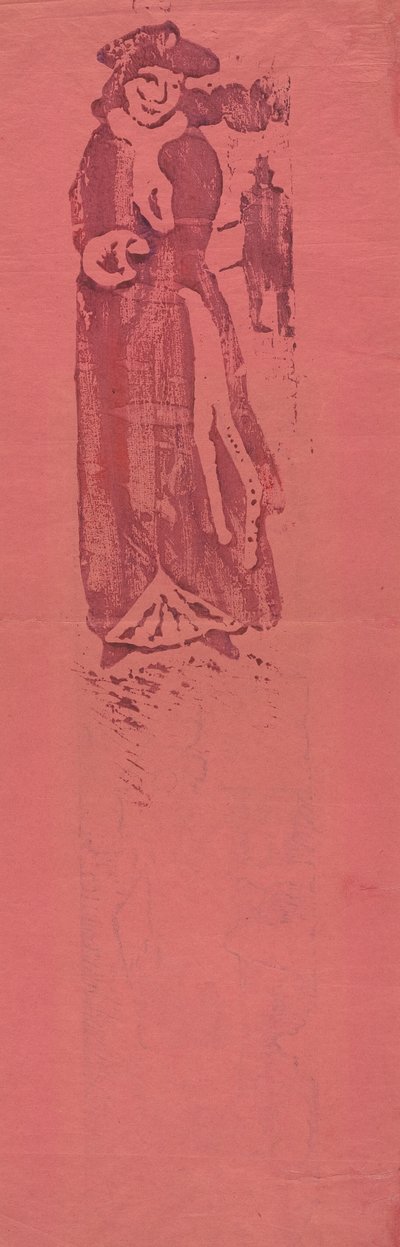 Frau mit Muff (La Dame au Manchon) da Emile Bernard