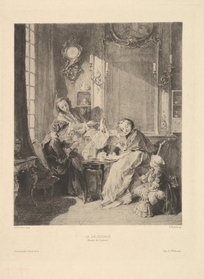 Colazione, 1897 da Emile Boilvin