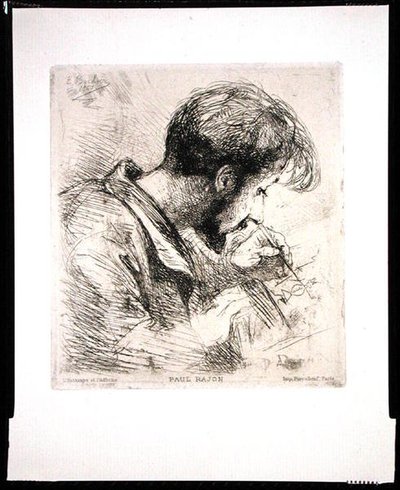 Ritratto di Paul Rajon da Emile Boilvin