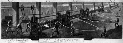 Forges de la Franche Comté: laminatoi. Fabbrica di Fraisans, Jura (39) da Emile Bourdelin