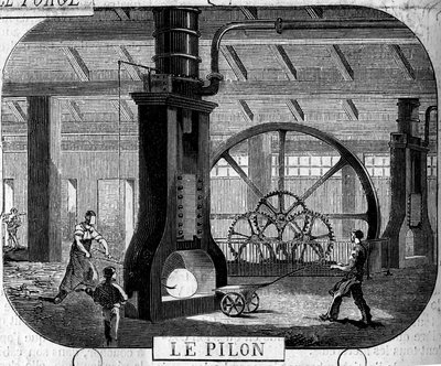 Fucine della Franca Contea: il pestello. Fabbrica di Fraisans, Jura (39) da Emile Bourdelin