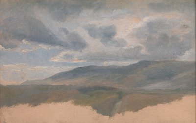 Studio di paesaggio con nuvole, ca. 1829-31 da Emile Charles Joseph Loubon