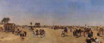 Il Ponte Qasr al-Nil al Cairo da Emile Charles Wauters