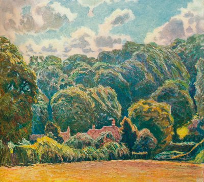 Un pendio boscoso, Upton Grey da Emile Claus