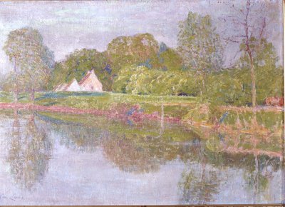 Paesaggio sulla Lys, Una Mattina di Maggio, 1902 da Emile Claus