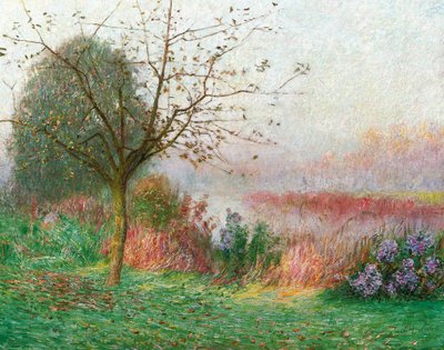 Mattina di ottobre sul fiume Lys, 1901 da Emile Claus