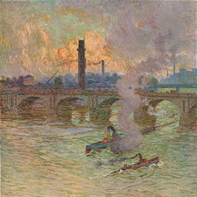 Mare agitato da Emile Claus