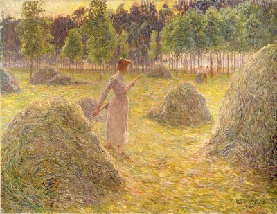 Le Spigolatrici, metà anni 1890 da Emile Claus