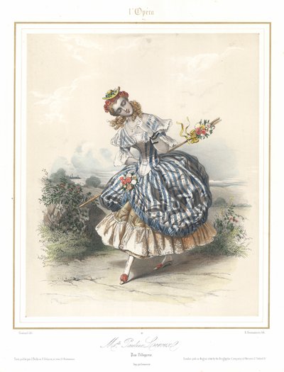 La ballerina francese Pauline Leroux che danza all