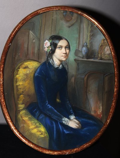 Ritratto di Idalia Poletika da Emile Francois Dessain