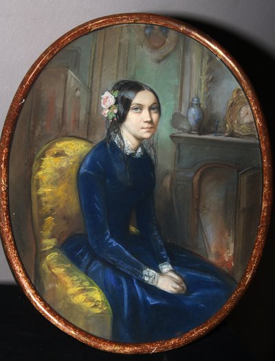 Ritratto di Idalia Poletika da Emile Francois Dessain