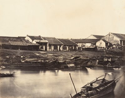 Vue de la Ville Chinoise Cholen Feuille No. 4 da Emile Gsell