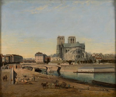 Abside di Notre-Dame, vista dal Quai de la Tournelle da Emile Harrouart
