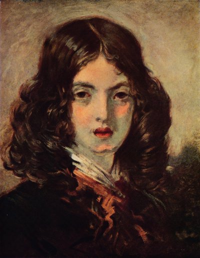 Piccola mendicante rossa da Emile Isidore Deroy