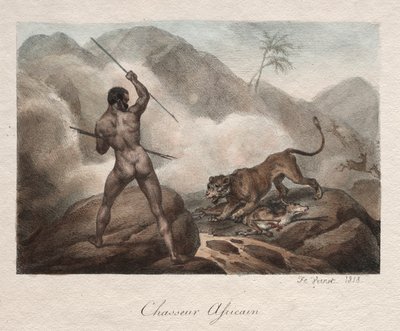 Cacciatore Africano da Emile Jean Horace Vernet