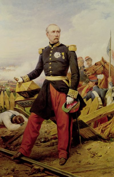 Conte Maurice de MacMahon (1808-93), 1860 da Emile Jean Horace Vernet