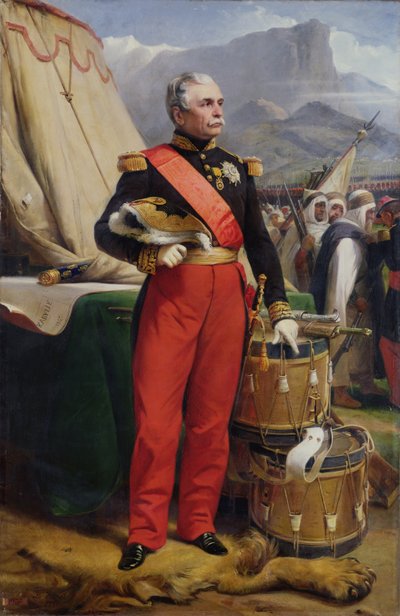 Conte Jacques-Louis-Cesar-Alexandre de Randon, Maresciallo di Francia, 1857 da Emile Jean Horace Vernet