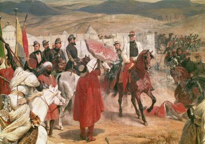 Maresciallo Thomas Bugeaud (1784-1849) e colonnello Joseph Vantini (Yousouf) durante la conquista dell
