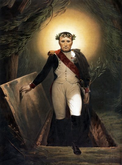 Napoleone lascia la sua tomba, c.1860 da Emile Jean Horace Vernet