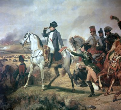Napoleone alla battaglia di Wagram, XIX secolo da Emile Jean Horace Vernet