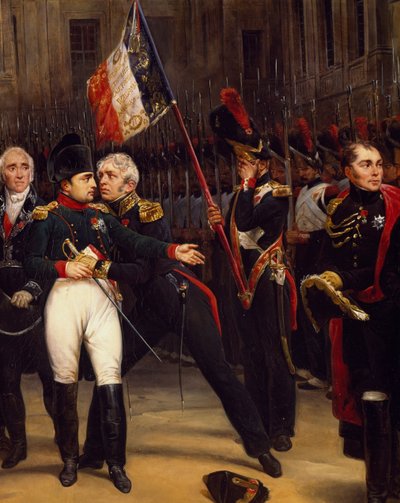 Addio di Napoleone alla Guardia Imperiale, 20 aprile da Emile Jean Horace Vernet