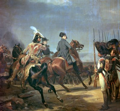 Napoleone alla battaglia di Jena, XIX secolo da Emile Jean Horace Vernet