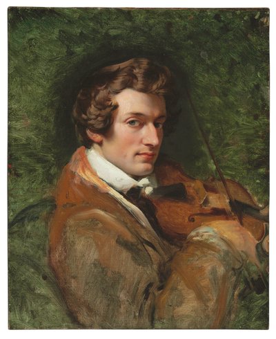 Ritratto di Charles Auguste de Bériot da Emile Jean Horace Vernet