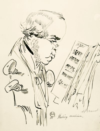 Ritratto di Jacques Fromental Elie Levy, detto Halevy (Parigi) da Emile Jean Horace Vernet