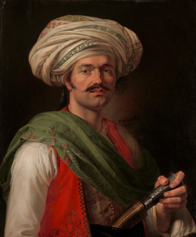 Ritratto di un mamelucco, detto Roustam Raza, ca. 1781-1845, 1810 da Emile Jean Horace Vernet