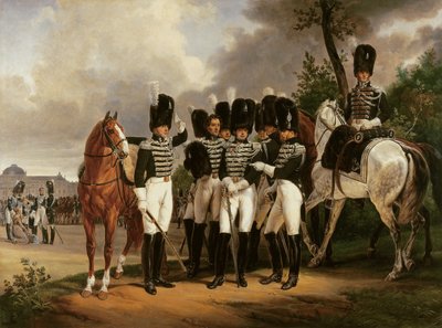 Ritratto del generale marchese de Talhout-Roy da Emile Jean Horace Vernet