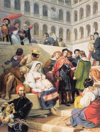 Raffaello in Vaticano da Emile Jean Horace Vernet