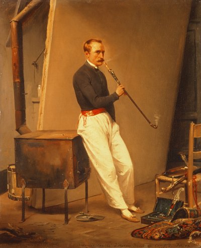 Autoritratto, 1835 da Emile Jean Horace Vernet