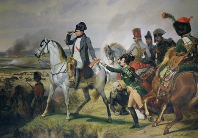 La battaglia di Wagram, 6 luglio 1809, 1836 da Emile Jean Horace Vernet