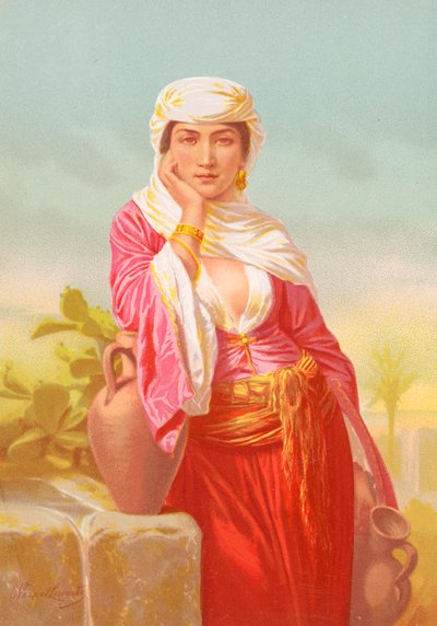 La donna di Samaria da Emile Jean Horace Vernet