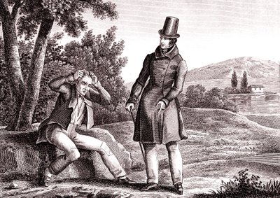 Il misero perde il suo tesoro, Favola di La Fontaine da Emile Joseph Alexandre Gouget