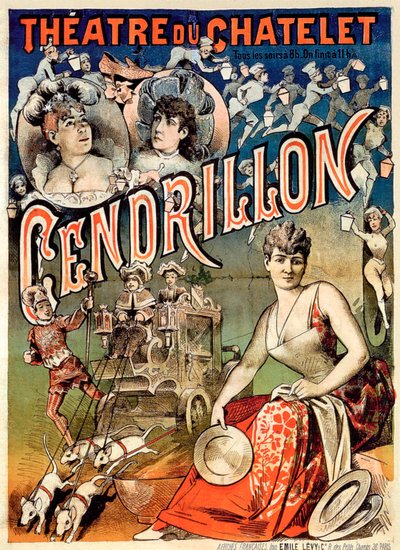 "Cenerentola o la scarpetta meravigliosa", teatro dello Chatelet, Parigi da Emile Levy