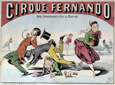 Cirque Fernando - Poster di Lévy, fine XIX secolo da Emile Levy