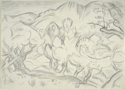 Paesaggio, Cassis da Emile Othon Friesz