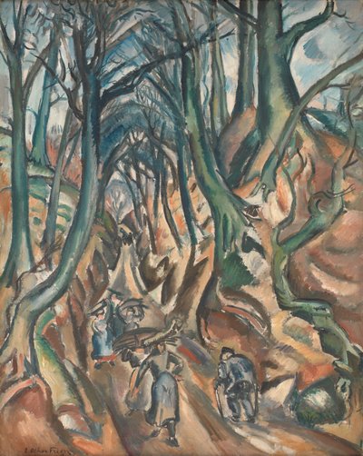 La strada sommersa in inverno da Emile Othon Friesz