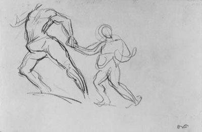 Due figure in movimento da Emile Othon Friesz