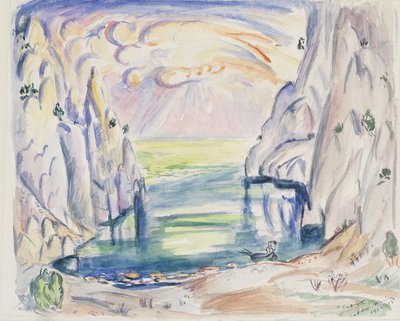 La baia di En Vaux, Cassis da Emile Othon Friesz