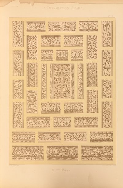 Moschea di Ahmed-ibn-Touloun, 1885 da Emile Prisse dAvennes