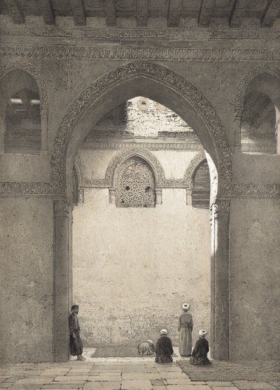 Moschea di Ahmed-Ibn-Toulon, inciso da Philippe Benoist, 1877 da Emile Prisse dAvennes